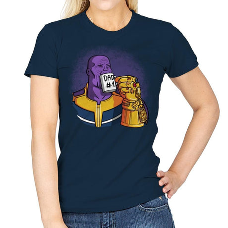 DAD Number 1 - Raffitees - Womens T-Shirts RIPT Apparel Small / Navy