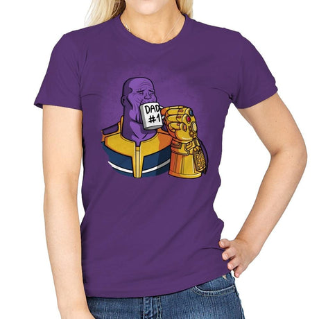 DAD Number 1 - Raffitees - Womens T-Shirts RIPT Apparel Small / Purple