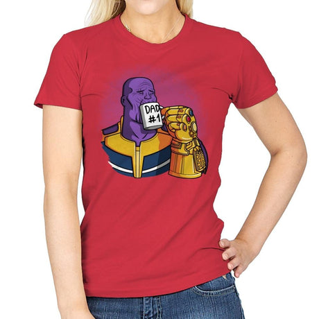 DAD Number 1 - Raffitees - Womens T-Shirts RIPT Apparel Small / Red