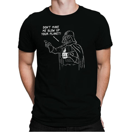 Dad Vader - Mens Premium T-Shirts RIPT Apparel Small / Black