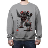 Daddy and Sister Sumi-e - Crew Neck Sweatshirt Crew Neck Sweatshirt RIPT Apparel