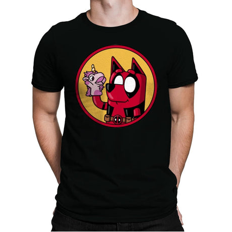 Dadpool! - Mens Premium T-Shirts RIPT Apparel Small / Black