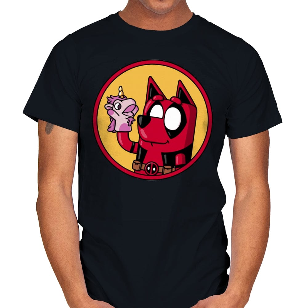 Dadpool! - Mens T-Shirts RIPT Apparel Small / Black
