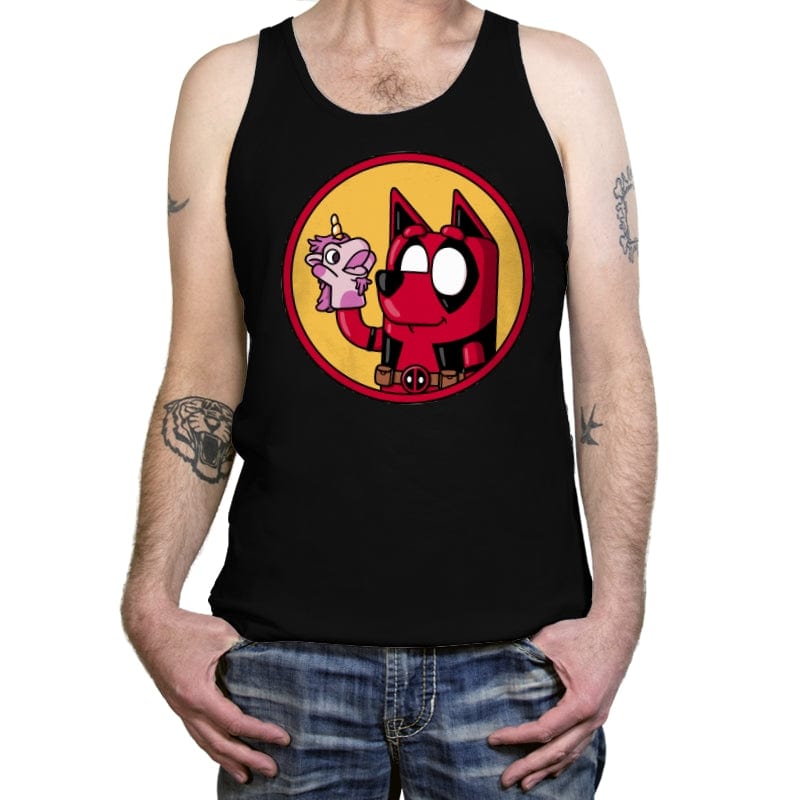 Dadpool! - Tanktop Tanktop RIPT Apparel X-Small / Black