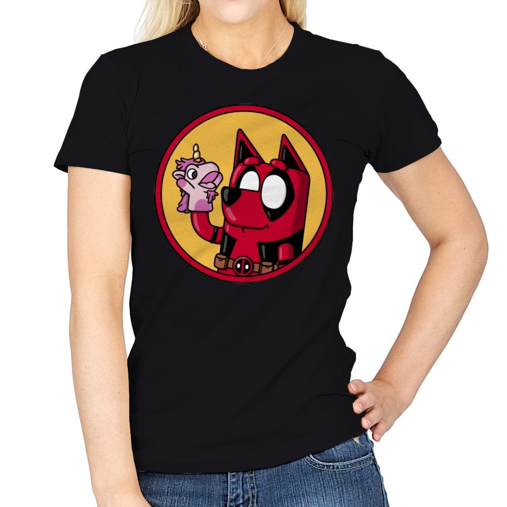 Dadpool! - Womens T-Shirts RIPT Apparel Small / Black