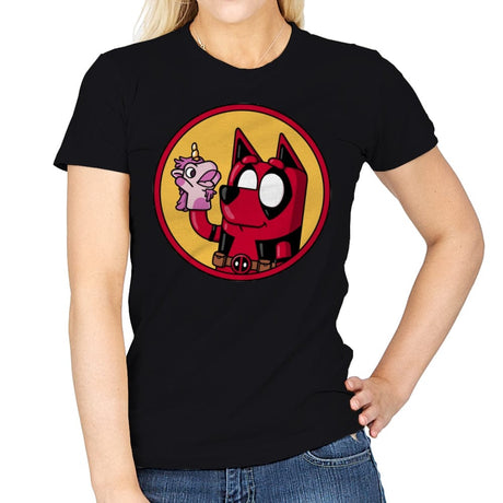 Dadpool! - Womens T-Shirts RIPT Apparel Small / Black