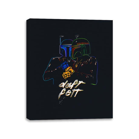 Daft Fett - Best Seller - Canvas Wraps Canvas Wraps RIPT Apparel 11x14 / Black