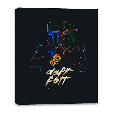Daft Fett - Best Seller - Canvas Wraps Canvas Wraps RIPT Apparel 16x20 / Black