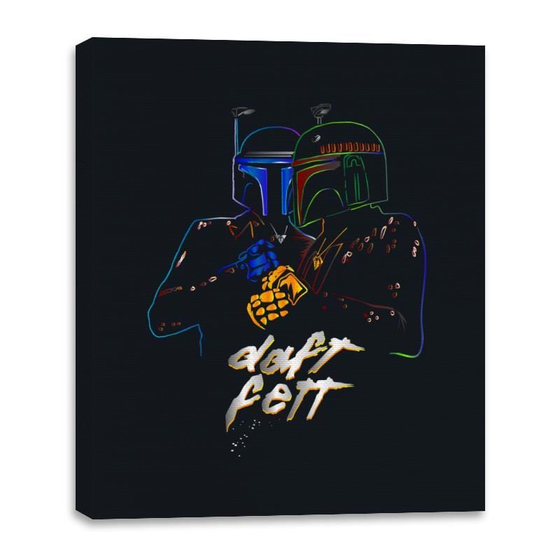 Daft Fett - Canvas Wraps Canvas Wraps RIPT Apparel 16x20 / Black