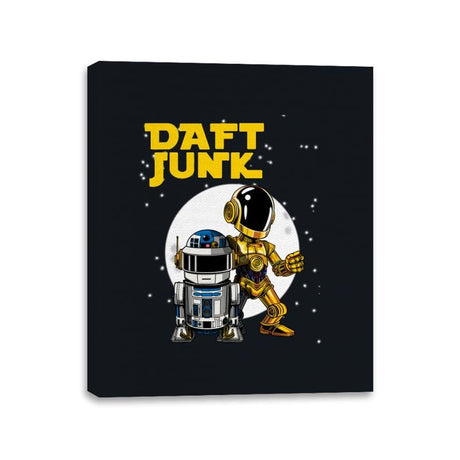 Daft Junk - Canvas Wraps Canvas Wraps RIPT Apparel 11x14 / Black