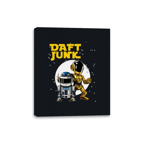 Daft Junk - Canvas Wraps Canvas Wraps RIPT Apparel 8x10 / Black