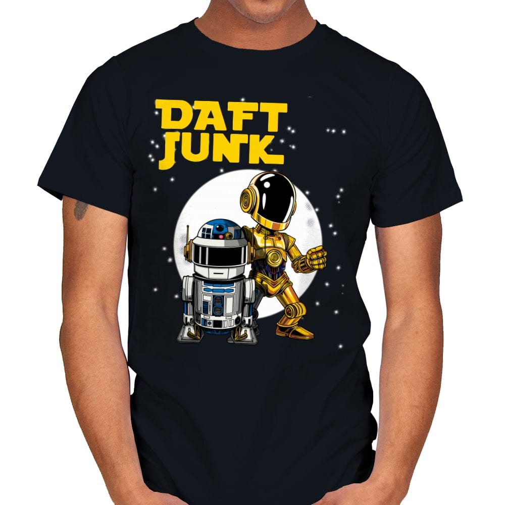 Daft Junk - Mens T-Shirts RIPT Apparel Small / Black