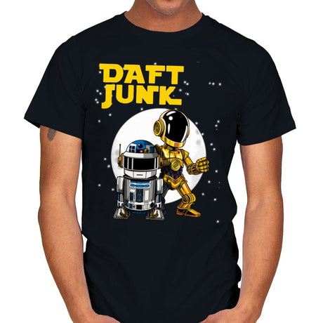 Daft Junk - Mens T-Shirts RIPT Apparel Small / Black