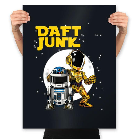 Daft Junk - Prints Posters RIPT Apparel 18x24 / Black