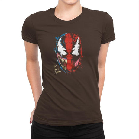 Daft Spider Reprint Exclusive - Womens Premium T-Shirts RIPT Apparel Small / Dark Chocolate