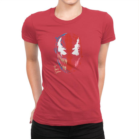 Daft Spider Reprint Exclusive - Womens Premium T-Shirts RIPT Apparel Small / Red