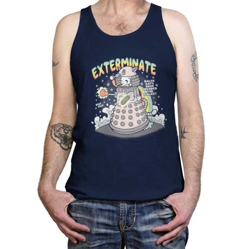 Dalek Cat - Tanktop Tanktop RIPT Apparel