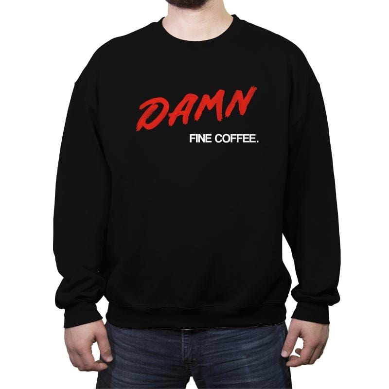 Damn - Crew Neck Sweatshirt Crew Neck Sweatshirt RIPT Apparel