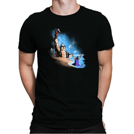 Damn You All to Shell Exclusive - Mens Premium T-Shirts RIPT Apparel Small / Black