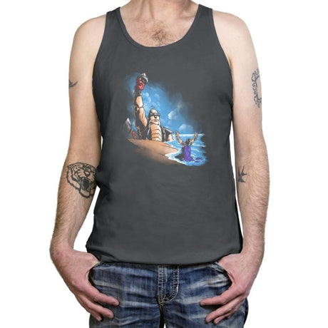 Damn You All to Shell Exclusive - Tanktop Tanktop RIPT Apparel X-Small / Asphalt