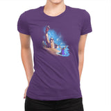 Damn You All to Shell Exclusive - Womens Premium T-Shirts RIPT Apparel Small / Purple Rush
