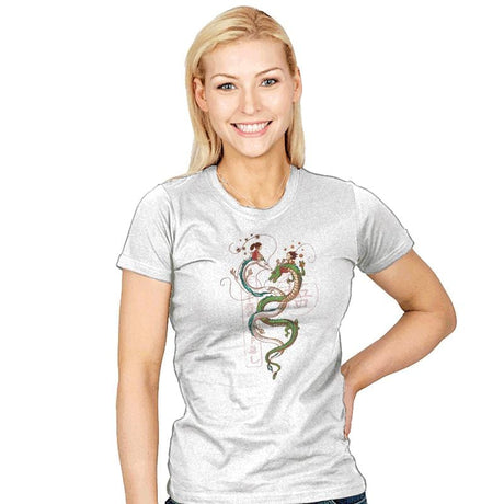 Dancing Dragons - Womens T-Shirts RIPT Apparel
