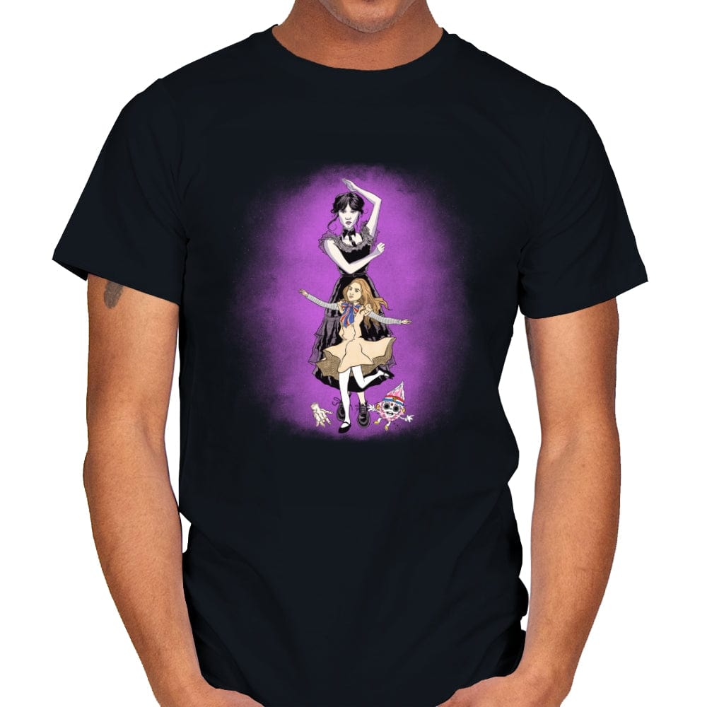 Dancing Scream Queens - Mens T-Shirts RIPT Apparel Small / Black