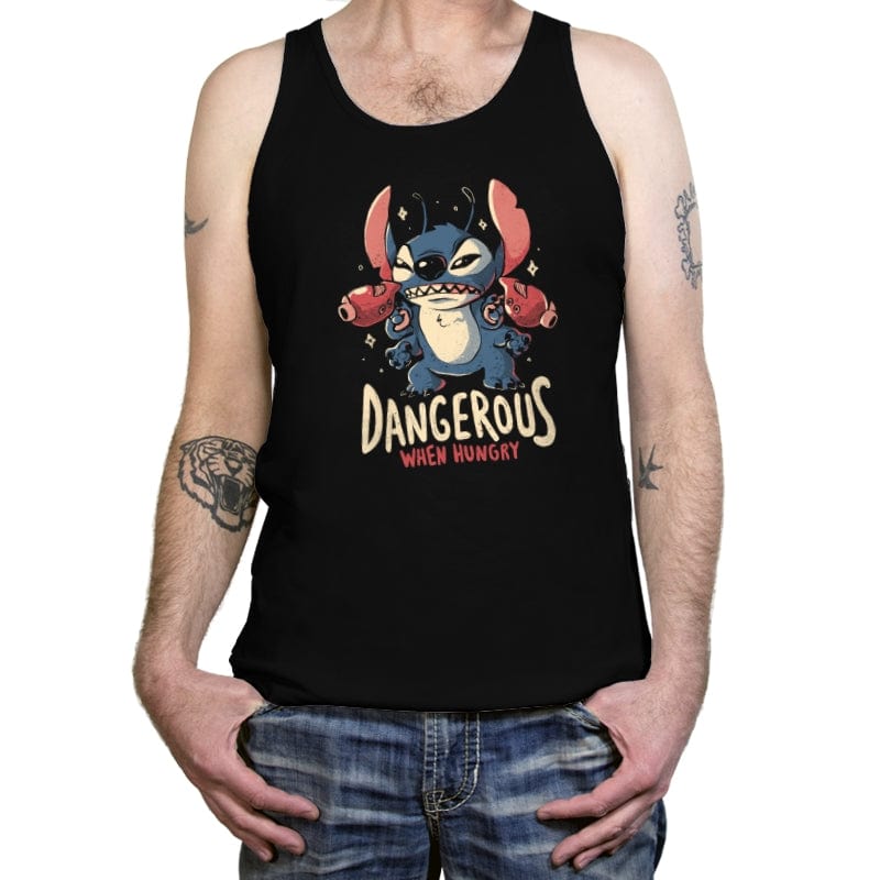Dangerous When Hungry - Tanktop Tanktop RIPT Apparel X-Small / Black
