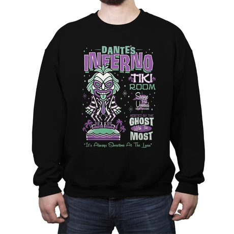 Dante's Tiki Room - Crew Neck Sweatshirt Crew Neck Sweatshirt RIPT Apparel Small / Black