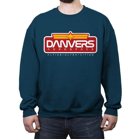 Danvers Aerospace - Crew Neck Sweatshirt Crew Neck Sweatshirt RIPT Apparel
