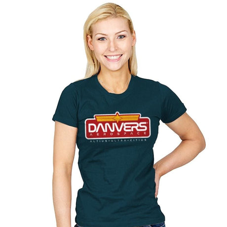 Danvers Aerospace - Womens T-Shirts RIPT Apparel