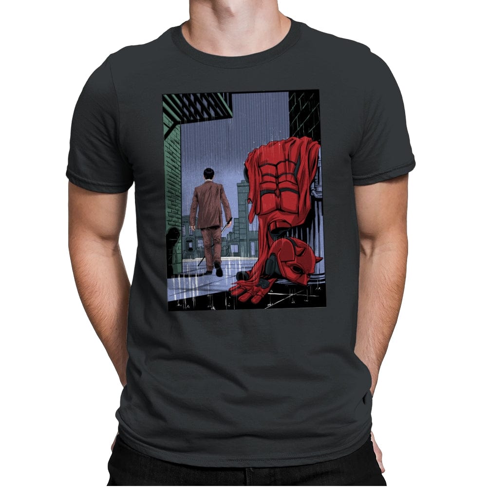Daredevil No More - Mens Premium T-Shirts RIPT Apparel Small / Heavy Metal
