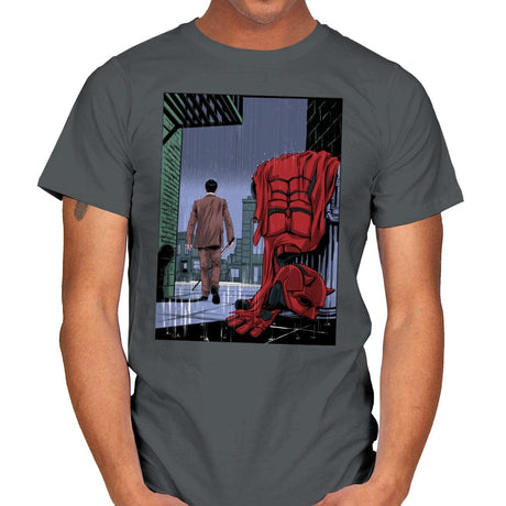 Daredevil No More - Mens T-Shirts RIPT Apparel Small / Charcoal
