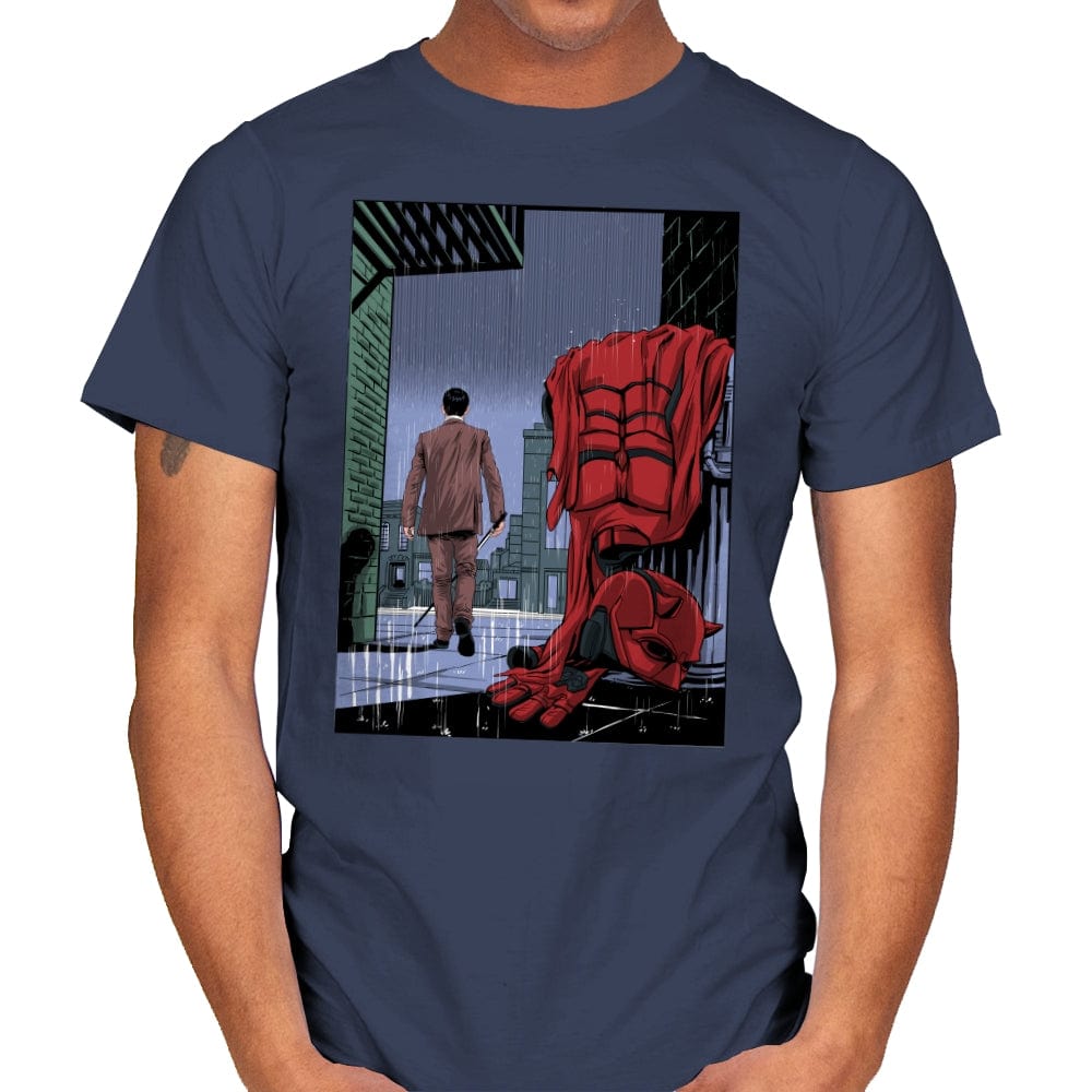 Daredevil No More - Mens T-Shirts RIPT Apparel Small / Navy