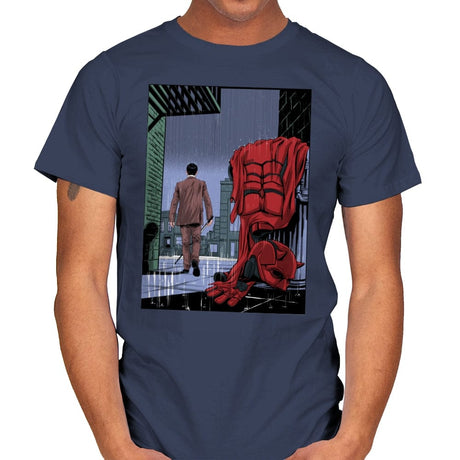 Daredevil No More - Mens T-Shirts RIPT Apparel Small / Navy