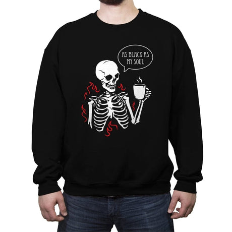 Dark Blend - Crew Neck Sweatshirt Crew Neck Sweatshirt RIPT Apparel Small / Black
