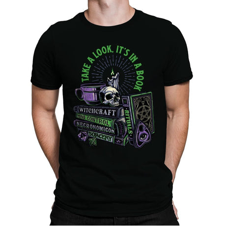 Dark Books - Mens Premium T-Shirts RIPT Apparel Small / Black