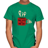 Dark Coffee for a Dark Soul - Mens T-Shirts RIPT Apparel Small / Kelly