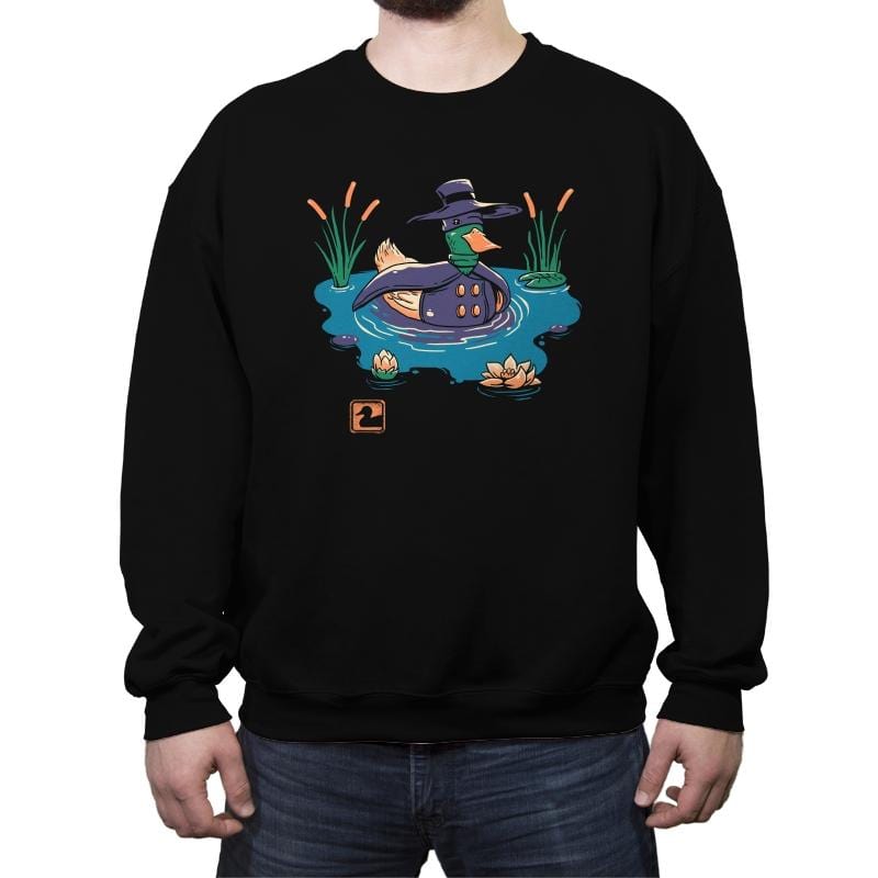 Dark Duck Costume - Crew Neck Sweatshirt Crew Neck Sweatshirt RIPT Apparel Small / Black