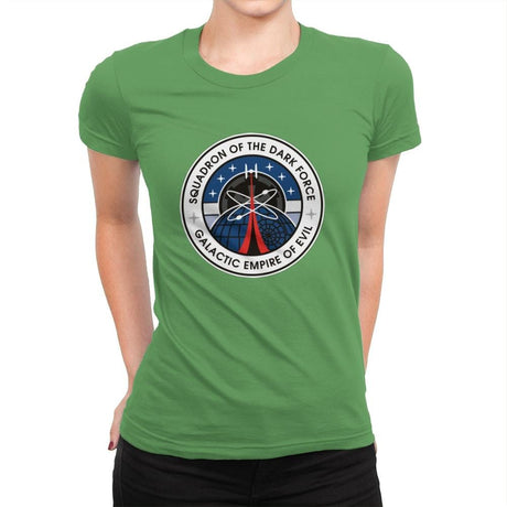 Dark Force - Womens Premium T-Shirts RIPT Apparel Small / Kelly