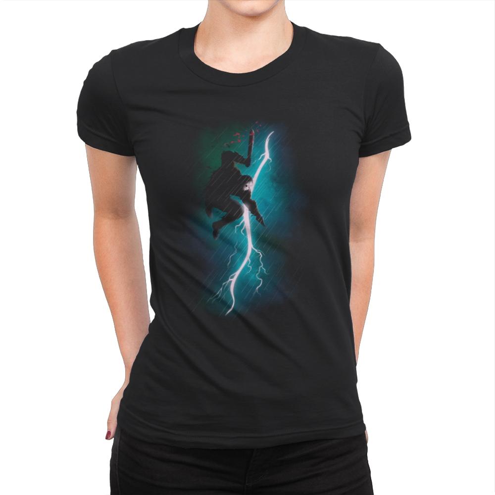 Dark Killer - Womens Premium T-Shirts RIPT Apparel Small / Black