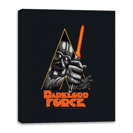 Dark Lord Force - Canvas Wraps Canvas Wraps RIPT Apparel 16x20 / Black