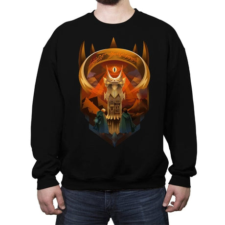Dark Lords Tower - Crew Neck Sweatshirt Crew Neck Sweatshirt RIPT Apparel Small / Black