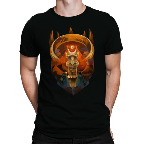 Dark Lords Tower - Mens Premium T-Shirts RIPT Apparel Small / Black