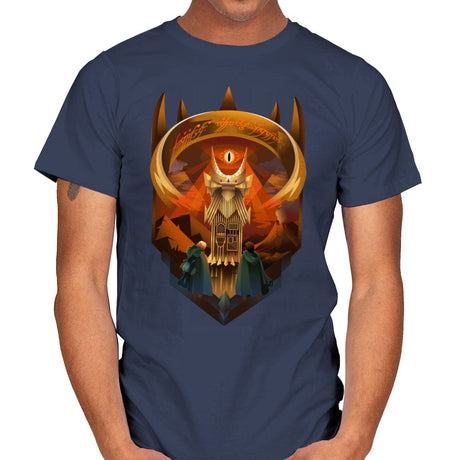 Dark Lords Tower - Mens T-Shirts RIPT Apparel Small / Navy