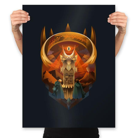 Dark Lords Tower - Prints Posters RIPT Apparel 18x24 / Black