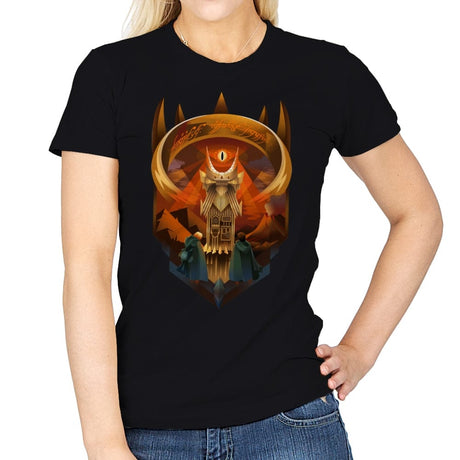 Dark Lords Tower - Womens T-Shirts RIPT Apparel Small / Black