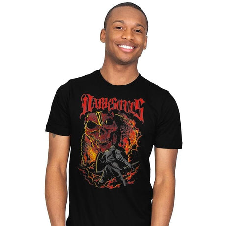 Dark Metal Souls - Mens T-Shirts RIPT Apparel Small / Black