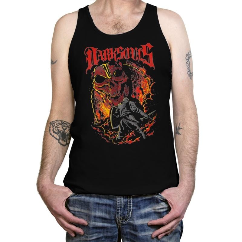 Dark Metal Souls - Tanktop Tanktop RIPT Apparel X-Small / Black