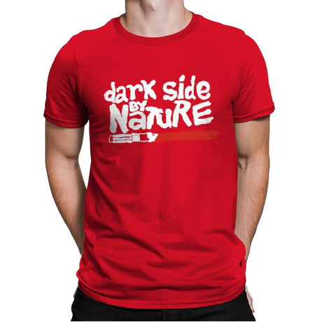 Dark Nature - Mens Premium T-Shirts RIPT Apparel Small / Red